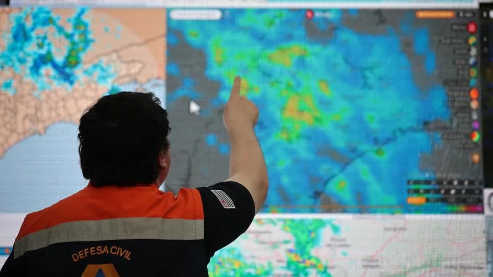 Defesa Civil alerta para chuva e ventos fortes nestas quarta e quinta-feiras