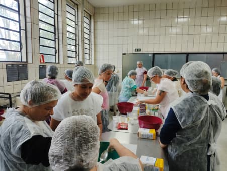 FUNDO SOCIAL REALIZA PRIMEIRO CURSO DE PANIFICAÇÃO DA COZINHALIMENTO EM PRESIDENTE PRUDENTE